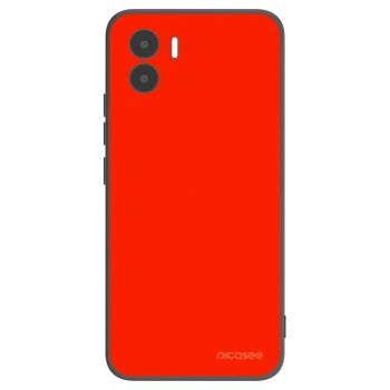 Picasee silikonowe czarne etui na Xiaomi Redmi A2 - Maranello Red