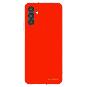 Picasee silikonowe przeźroczyste etui na Samsung Galaxy A04s A047F - Maranello Red