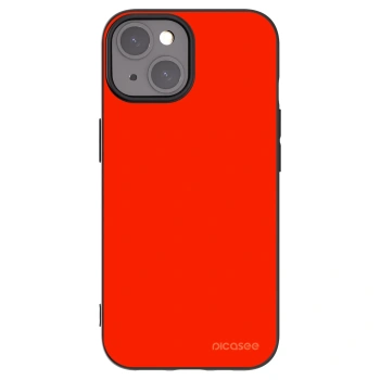 Picasee silikonowe czarne etui na Apple iPhone 15 - Maranello Red