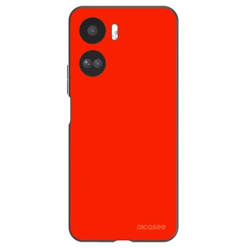 Picasee silikonowe czarne etui na Honor 90 Lite 5G - Maranello Red