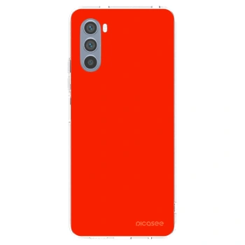 Picasee silikonowe przeźroczyste etui na Motorola Moto G62 - Maranello Red