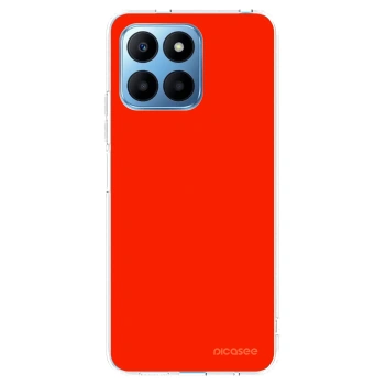 Picasee silikonowe przeźroczyste etui na Honor 70 Lite - Maranello Red
