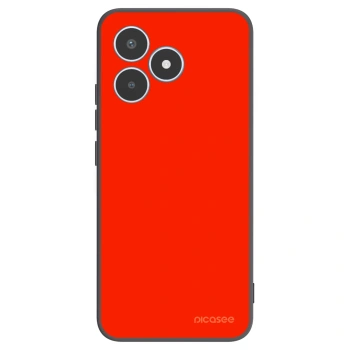 Picasee silikonowe czarne etui na Realme C53 - Maranello Red