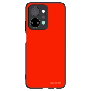 Picasee silikonowe czarne etui na Honor X7a - Maranello Red