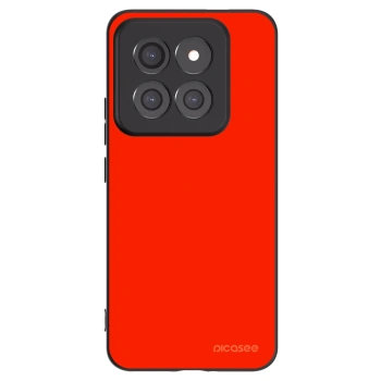 Picasee silikonowe czarne etui na Xiaomi 14 Pro - Maranello Red