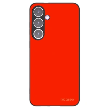 Picasee silikonowe czarne etui na Samsung Galaxy S24+ S926B 5G - Maranello Red