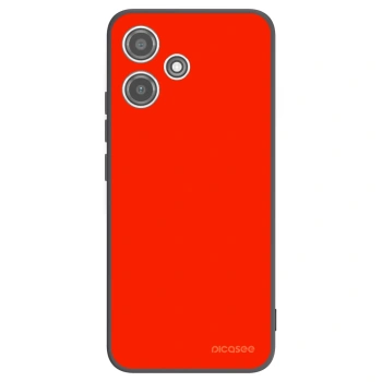 Picasee silikonowe czarne etui na Xiaomi Redmi 12 5G - Maranello Red