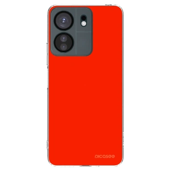 Picasee silikonowe przeźroczyste etui na Xiaomi Redmi 13C 4G - Maranello Red