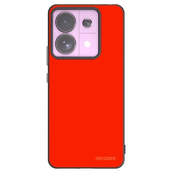 Picasee silikonowe czarne etui na Xiaomi Redmi Note 13 Pro 5G - Maranello Red