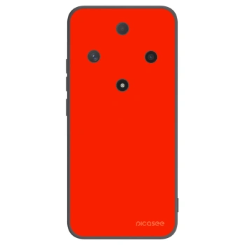 Picasee silikonowe czarne etui na Honor Magic6 Lite 5G - Maranello Red