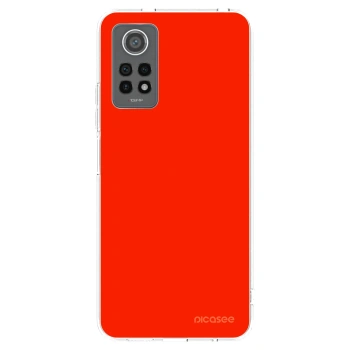 Picasee silikonowe przeźroczyste etui na Xiaomi Redmi Note 12 Pro 4G - Maranello Red
