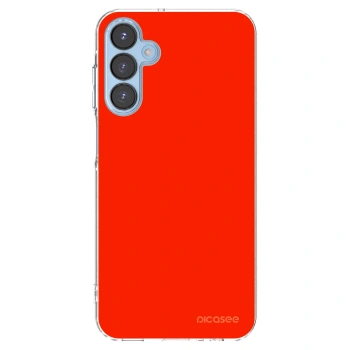 Picasee silikonowe przeźroczyste etui na Samsung Galaxy A15 A156B 5G - Maranello Red