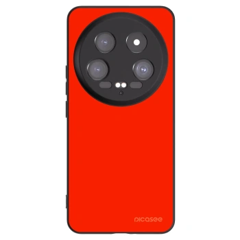 Picasee silikonowe czarne etui na Xiaomi 14 Ultra - Maranello Red