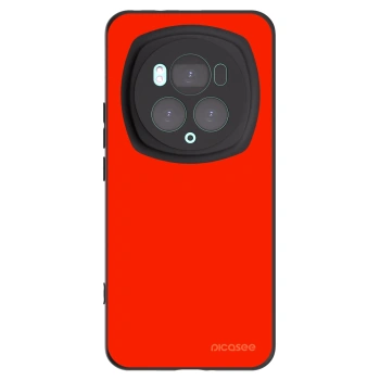 Picasee silikonowe czarne etui na Honor Magic6 Pro - Maranello Red
