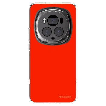 Picasee silikonowe przeźroczyste etui na Honor Magic6 Pro - Maranello Red
