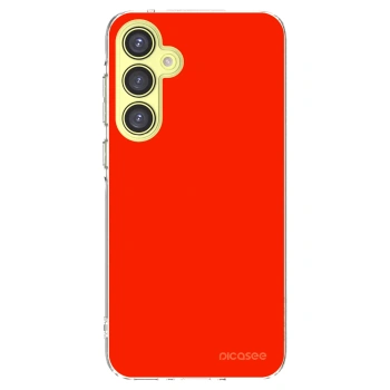 Picasee silikonowe przeźroczyste etui na Samsung Galaxy A35 5G A356B - Maranello Red