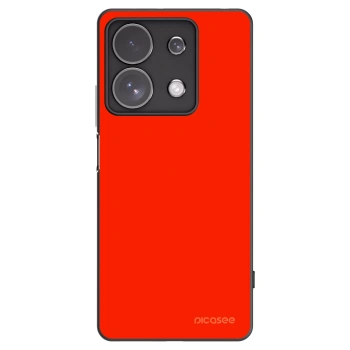 Picasee silikonowe czarne etui na Xiaomi Redmi Note 13 Pro 4G - Maranello Red