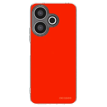 Picasee silikonowe przeźroczyste etui na Xiaomi Redmi 13 4G - Maranello Red