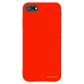 Picasee silikonowe przeźroczyste etui na Apple iPhone 7 - Maranello Red
