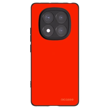 Picasee silikonowe czarne etui na Xiaomi Redmi Note 14 Pro+ 5G - Maranello Red