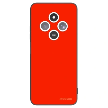 Picasee silikonowe czarne etui na Xiaomi Redmi 14C - Maranello Red