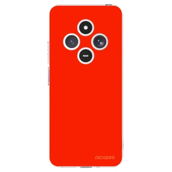 Picasee silikonowe przeźroczyste etui na Xiaomi Redmi 14C - Maranello Red