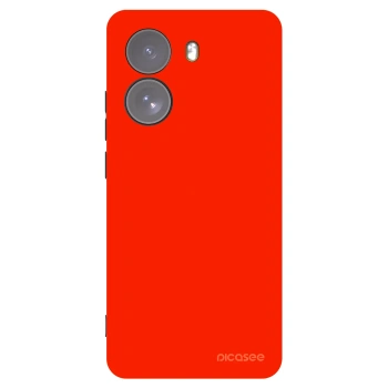 Picasee silikonowe czarne etui na Xiaomi Poco X7 - Maranello Red