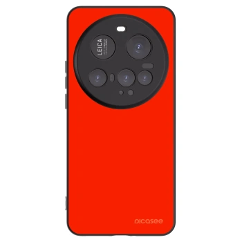 Picasee silikonowe czarne etui na Xiaomi 15 Ultra - Maranello Red