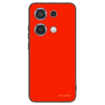 Picasee silikonowe czarne etui na Xiaomi Redmi Note 14S - Maranello Red