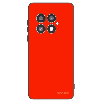 Picasee silikonowe czarne etui na OnePlus 13 5G - Maranello Red
