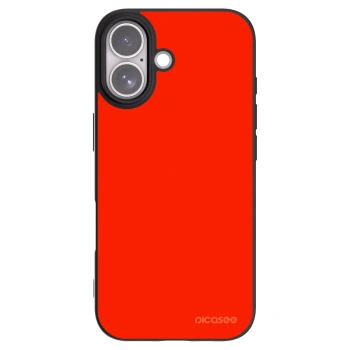 Picasee silikonowe czarne etui na Apple iPhone 17 - Maranello Red