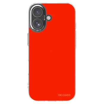 Picasee silikonowe przeźroczyste etui na Apple iPhone 17 - Maranello Red
