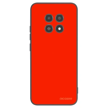 Picasee silikonowe czarne etui na Realme 12X - Maranello Red
