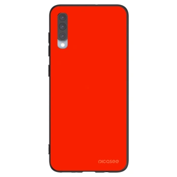 Picasee silikonowe czarne etui na Samsung Galaxy A70 A705F - Maranello Red