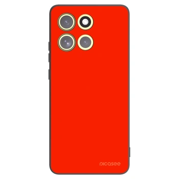 Picasee silikonowe czarne etui na Motorola Moto G86 5G - Maranello Red