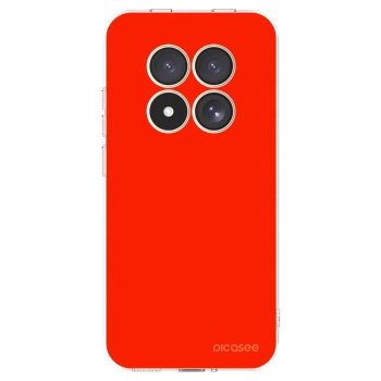 Picasee silikonowe przeźroczyste etui na Xiaomi Redmi Note 15 Pro 4G - Maranello Red
