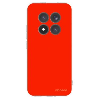 Picasee silikonowe przeźroczyste etui na Xiaomi Redmi Note 15 Pro+ - Maranello Red