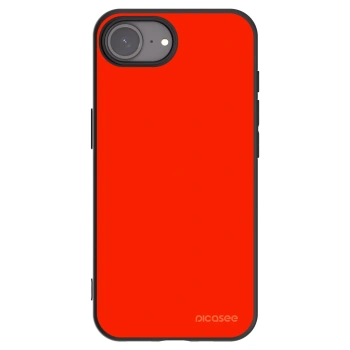 Picasee silikonowe czarne etui na Apple iPhone 17e - Maranello Red