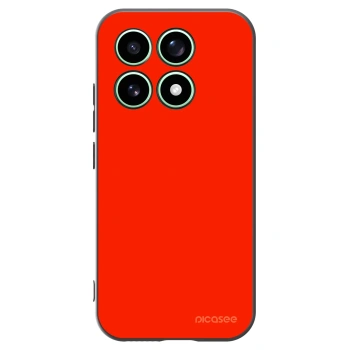 Picasee silikonowe czarne etui na Xiaomi 17 - Maranello Red