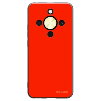 Picasee silikonowe czarne etui na Honor Magic8 Lite 5G - Maranello Red