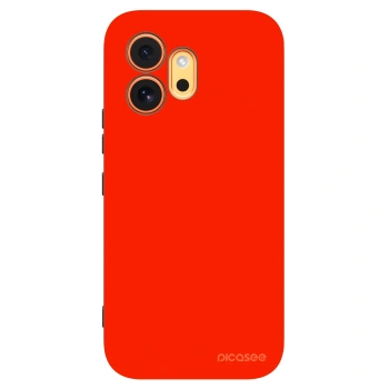 Picasee silikonowe czarne etui na Honor 600 - Maranello Red