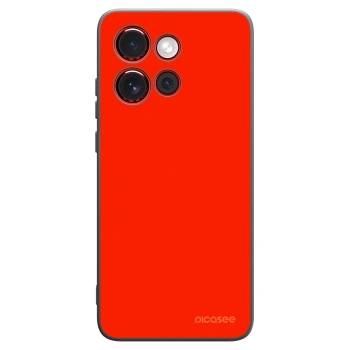 Picasee silikonowe czarne etui na Motorola Edge 60 Neo 5G - Maranello Red