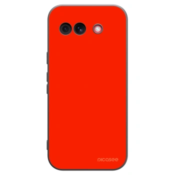Picasee silikonowe czarne etui na Google Pixel 10a - Maranello Red
