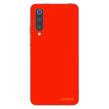 Picasee silikonowe przeźroczyste etui na Xiaomi Mi 9 SE - Maranello Red
