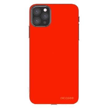 Picasee silikonowe przeźroczyste etui na Apple iPhone 11 Pro Max - Maranello Red