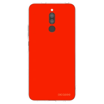 Picasee silikonowe przeźroczyste etui na Xiaomi Redmi 8 - Maranello Red