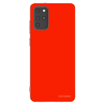 Picasee silikonowe przeźroczyste etui na Samsung Galaxy S20+ G985F - Maranello Red