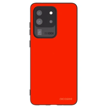 Picasee silikonowe czarne etui na Samsung Galaxy S20 Ultra 5G G988F - Maranello Red