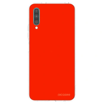 Picasee silikonowe przeźroczyste etui na Samsung Galaxy A30s A307F - Maranello Red