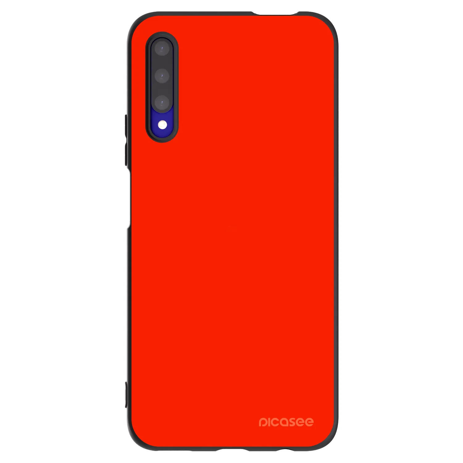 Picasee silikonowe czarne etui na Honor 9X Pro - Maranello Red